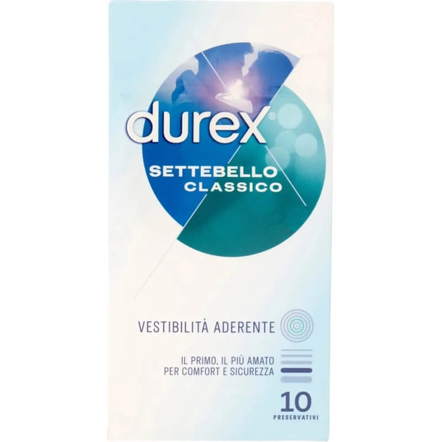 Durex settebello classic - 10 condoms tight fit