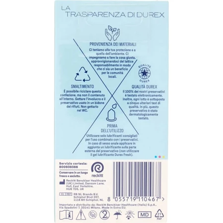 Durex settebello classic - 10 condoms tight fit