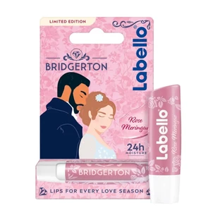 Labello bridgerton rozenmeringue - 24h hydraterende lippenbalsem met natuurlijke oliën 5.5 ml
