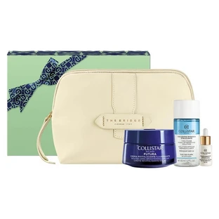 Collistar futura box set - anti-aging and illuminating facial routine with exclusive clutch bag