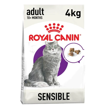 Royal canin Regular sensible 33 - Alleinfuttermittel für ausgewachsene Katzen mit Verdauungsproblemen 4 kg