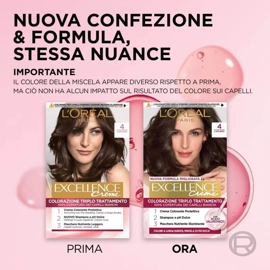 L'oreal paris Excellence creme - triple tratamiento coloración no. 7/1 rubio ceniza