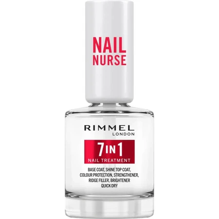 Rimmel nail nurse - traitement des ongles 7 en 1 base et top coat