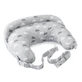 Chicco boppy deluxe wolken - ergonomisch zoogkussen grijs