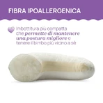 Chicco boppy deluxe wolken - ergonomisch zoogkussen grijs
