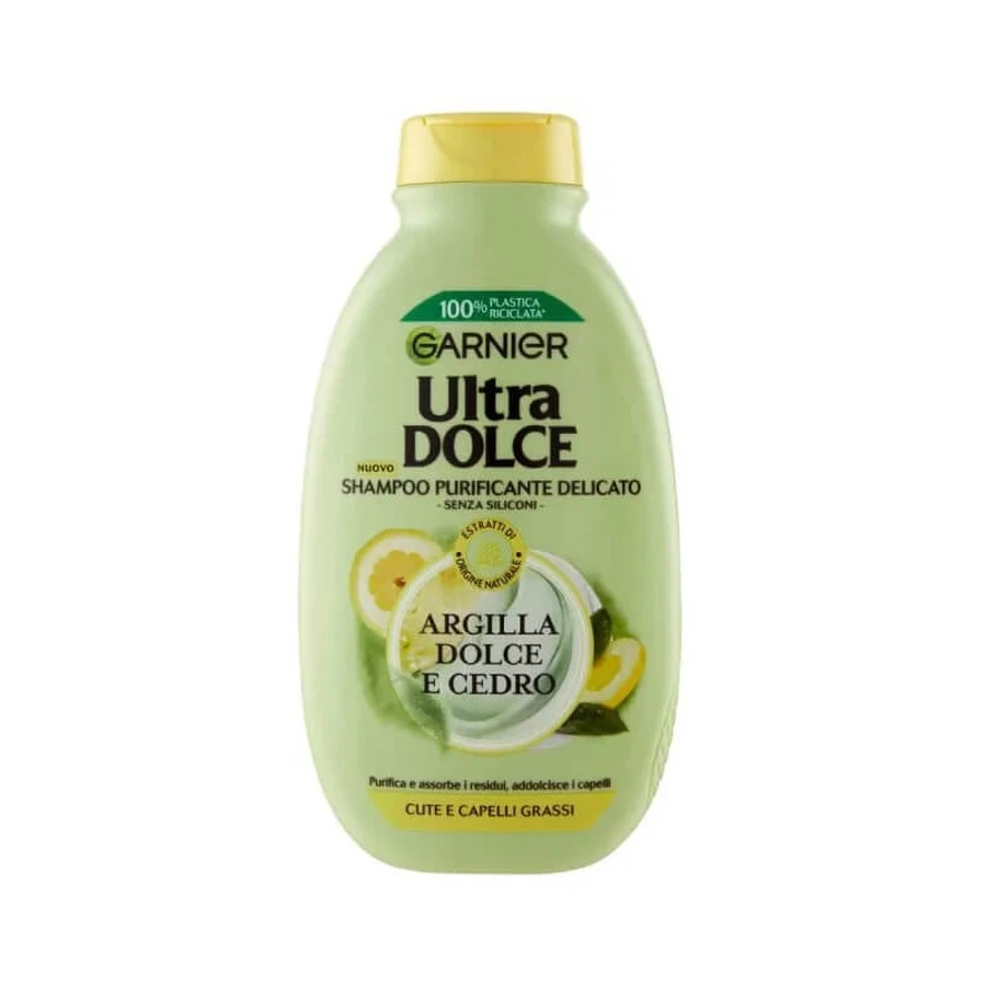 Garnier ultra sweet - süße Tonerde und Zedernholz - sanft reinigendes Shampoo 250 ml