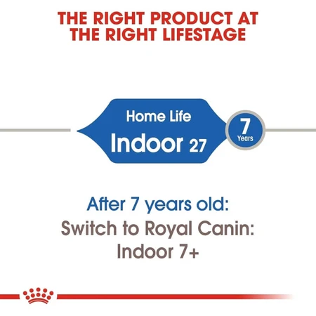 Royal canin Indoor 27 - alimento completo para gatos adultos 400 gr.