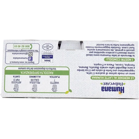Humana snack de leche sabor vainilla - snack para bebés 4 x 100 g