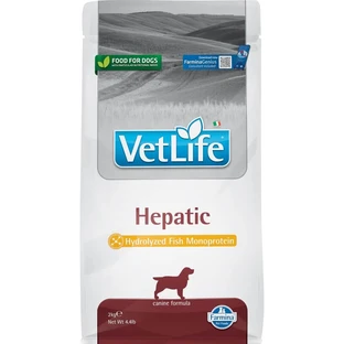 Farmina Vet life hepatic canine formula - aliment complet pour chiens souffrant d'insuffisance hépatique chronique 2 kg