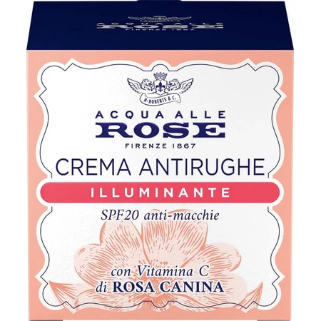 Agua de Rosas Iluminadora - crema antiarrugas spf20 antimanchas 50 ml