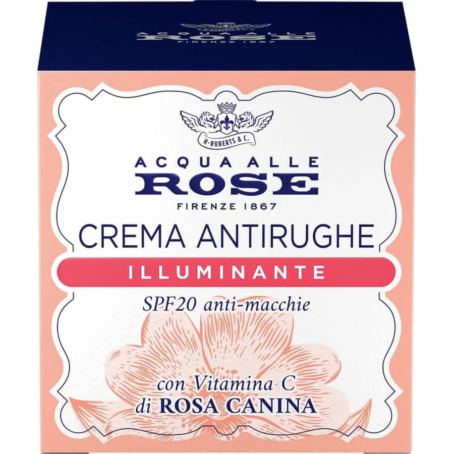 Agua de Rosas Iluminadora - crema antiarrugas spf20 antimanchas 50 ml
