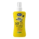 Chicco baby moments zonnebrandcrème 50 + spf zonnemelk spray hoge bescherming 150 ml