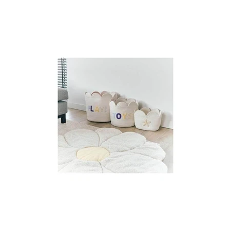 Suavinex bloemen opbergmand - baby organizer container 30 x 30 x 30 cm