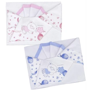 Andy &amp ; helen Set 3 draps pour maxi berceau - rose