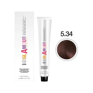 Glamour Crema colorante sin amoniaco - crema colorante #5.34 titian