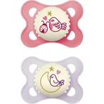 Mam Original 2-6m - 2 siliconen fopspenen - roze