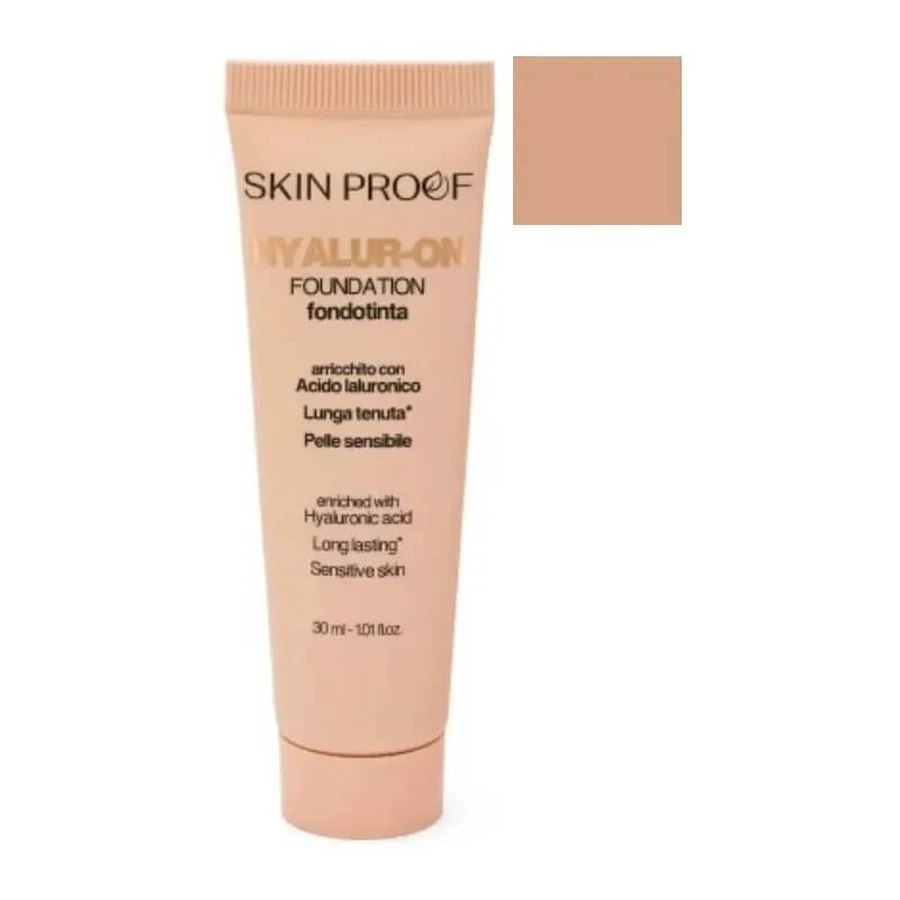 Skin proof Hyalur-on foundation - base de maquillaje fluida de larga duración - no. 03 melocotón