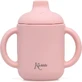 Kiokids Silikonbecher mit Henkel 120 ml rosa 4m+