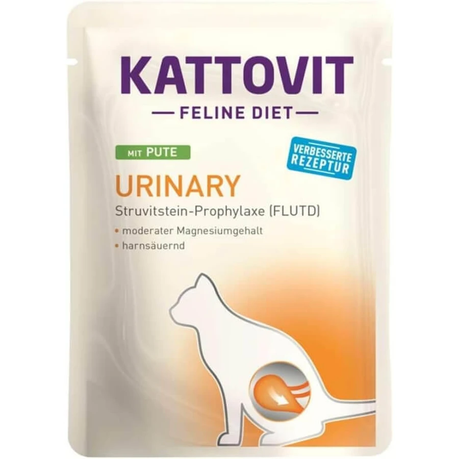 Kattovit Urinary turkey - natvoer voor katten met neiging tot struvietstenen 85 gr