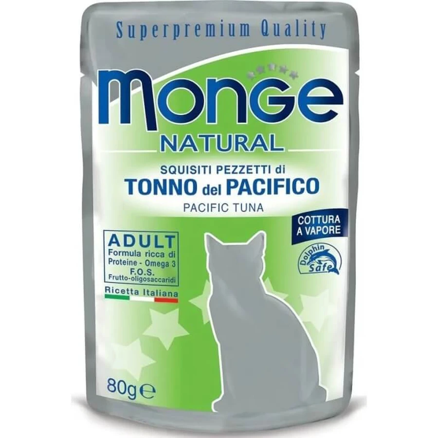 Monge Natural pacific tuna - Nassfutter für Katzen 80 gr.