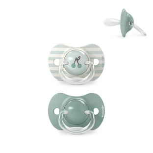 Suavinex birdies - 2 Silikonschnuller sx pro 18m+ grün