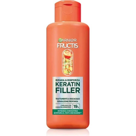 Fructis Repairs&amp;fortalece la queratina de relleno - tratamiento para cabellos dañados 200 ml