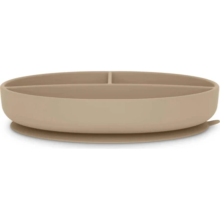 Suavinex color essence - silicone plate with dividers - beige