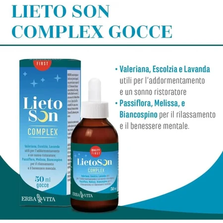 Lietoson complex drops 50 ml - sleep supplement