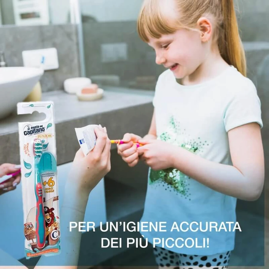 Captain's Paste Junior toothbrush +6 years old