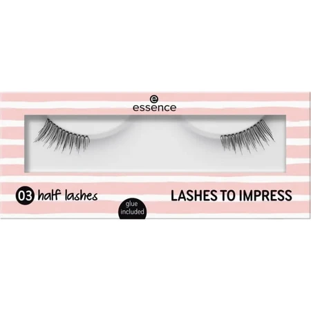 Essence Lashes to impress - falsche Wimpern Nr. 03 halbe Wimpern