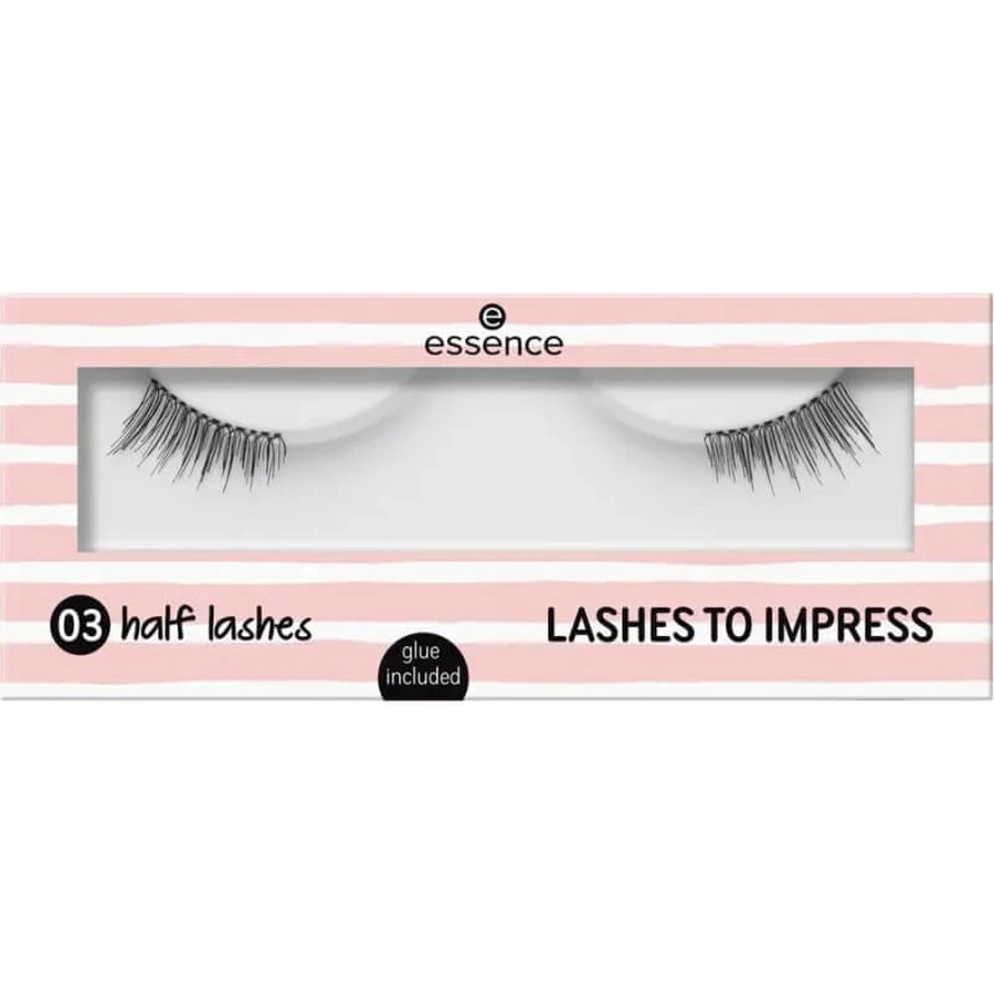 Essence Lashes to impress - falsche Wimpern Nr. 03 halbe Wimpern