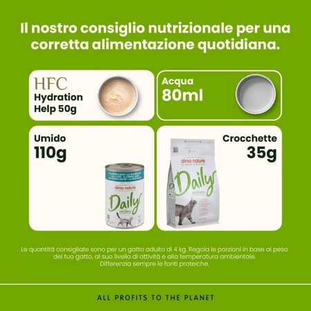 Almo nature Daily cat cod - nourriture humide complète pour chats adultes 400 gr.