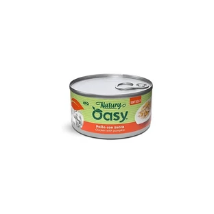 Oasy Wet cat natury soft jelly chicken with pumpkin - complementary food for adult cats 85 gr