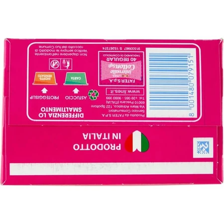 Lines interval cotton soft - 40 distended panty protectors