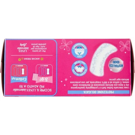 Lines interval cotton soft - 40 distended panty protectors