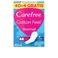 Carefree Cotton feel normal - 44 panty liners