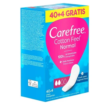 Carefree Cotton feel normal - 44 inlegkruisjes