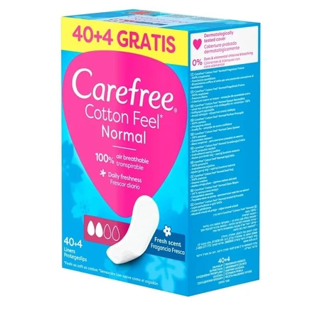 Carefree Cotton feel normal - 44 inlegkruisjes