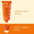 Collistar duo - crema protectora bronceadora spf 50 + barra de labios spf 30 20 ml