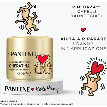 Pantene emily in paris regenera y protege - mascarilla protectora de queratina 300 ml