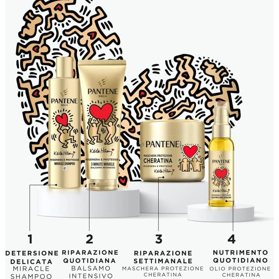 Pantene emily in paris regenera y protege - mascarilla protectora de queratina 300 ml