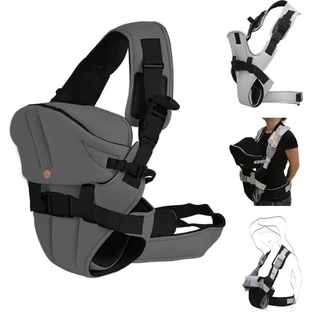 Moni trade Carry go - baby carrier - dark gray