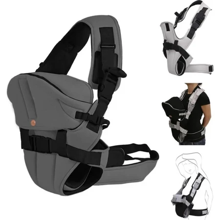 Moni trade Carry go - baby carrier - dark gray