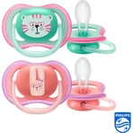 Avent ultra air 18m+ - 2 chupetes rosa surtidos