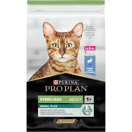 Purina pro plan sterilised adult renal plus rabbit - comida para gatos adultos esterilizada, salud renal 10 kg