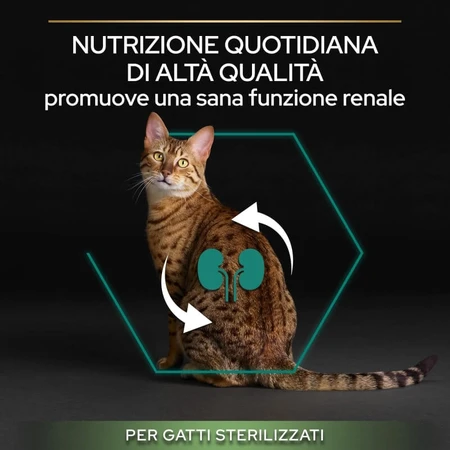 Purina pro plan sterilised adult renal plus rabbit - comida para gatos adultos esterilizada, salud renal 10 kg