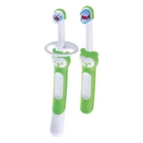 Mam Learn to brush - Babyzahnbürsten-Set 5m+ Farbe grün