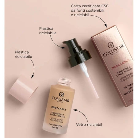 Collistar flawless - langhoudende foundation - nr. 3n natuurlijk