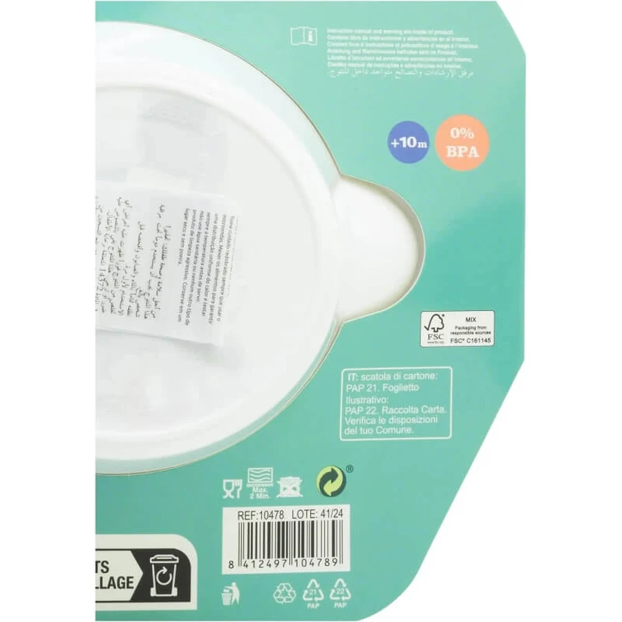 Stor Mickey mouse - plate and spoon set 10m+