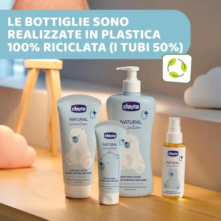 Chicco natural sensation - loción corporal para bebé - crema corporal 500 ml